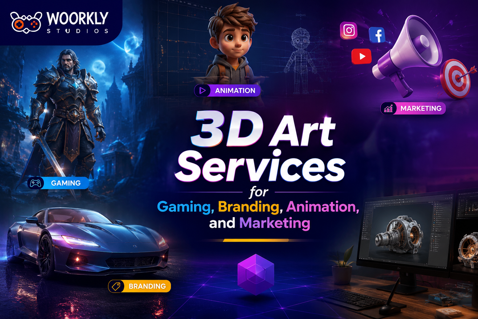 best 3d art services